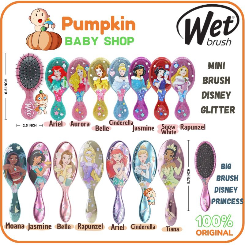 Wetbrush Disney Princess/Wet Brush Mini Disney Princess/Hair Comb