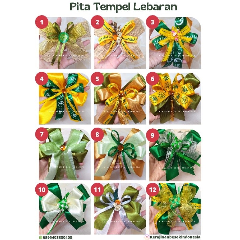 Special Paste Ribbon lebaran Paste Ribbon Paste Ribbon Eid Decorations