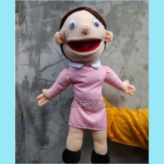 Muppet hand puppet handpuppet hand puppet with baby sitter girl ...