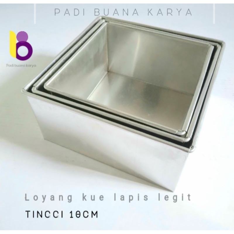 Sponge Cake Pan, super Thick Square Pan 16,18,20,22,24 Height 10cm