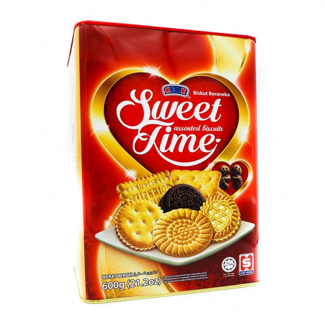 Hup Seng Biscuit Tin Assorted Biscuit Hupseng Wafer Tin Biscuit Tin