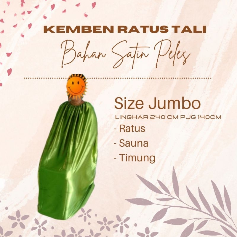 Kemben Ratus Tali/Gown steam V treatment/ Steam Sauna Clothes V ...