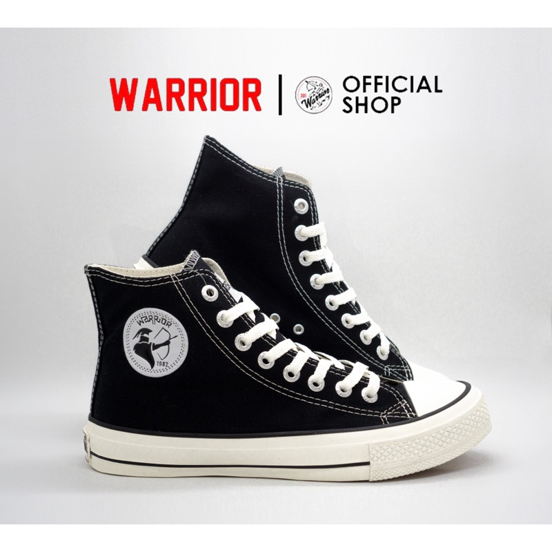 Sepatu Sekolah Warrior Athena Black White HC - Sepatu Sekolah Warrior - Gambar 3