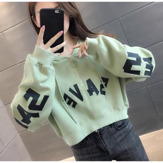 Cute crop hot sale top sweatshirts