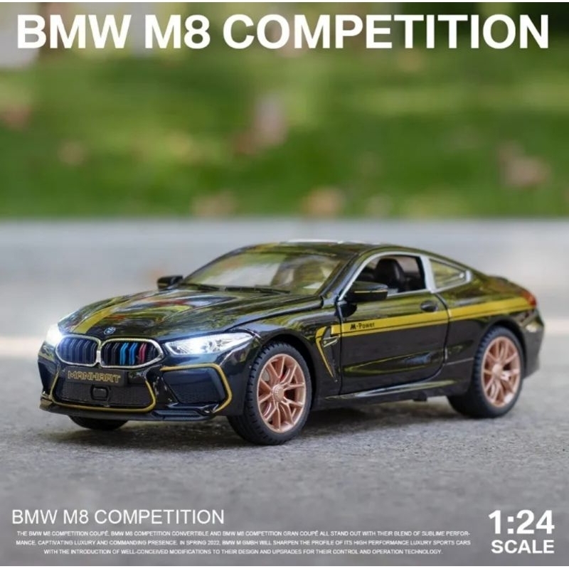 Diecast Car BMW M8 MANHARTMetal Collection Series Miniature Die-cast 1: ...