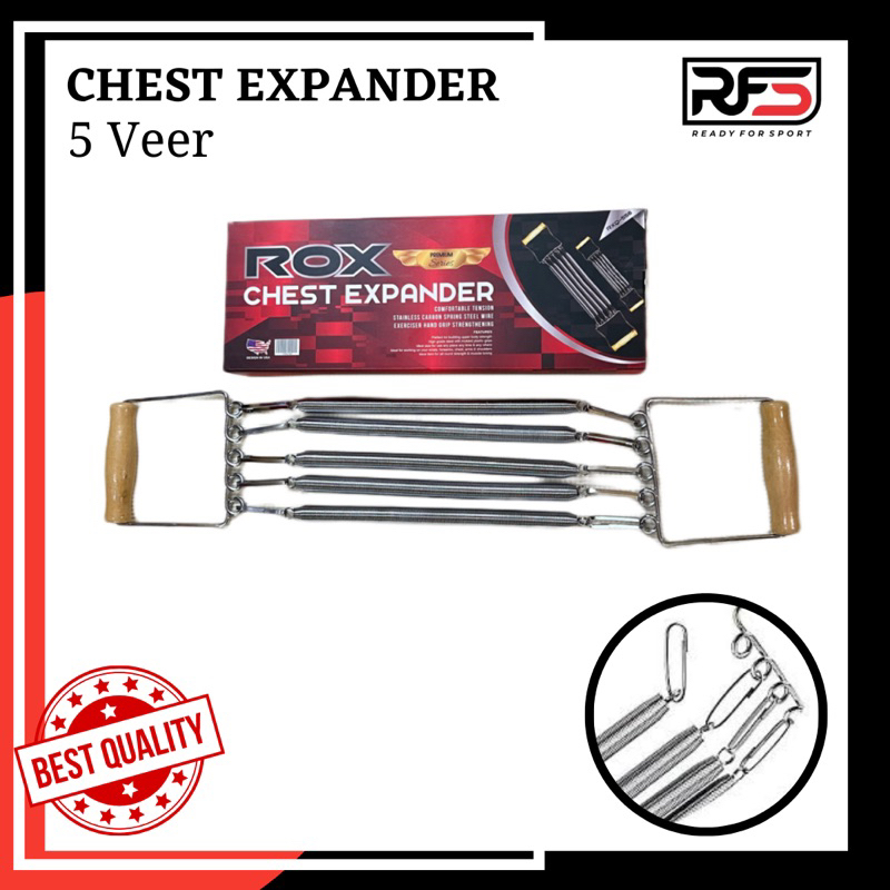 Chest Expander 5 Veer Spring Chest Pull Spring For Chest Field