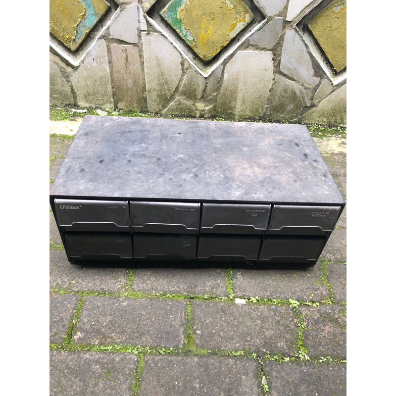 Vintage Ribbon Cassette Rack Cabinet | Shopee Singapore