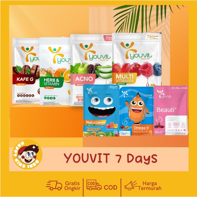 Youvit MULTIVITAMIN 7gummy - YOUVIT Adult/YOUVIT Child/YOUVIT ...