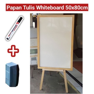 Hape Standing Flip Flat 2 Sided Folding Easel with Blackboard and Whiteboard