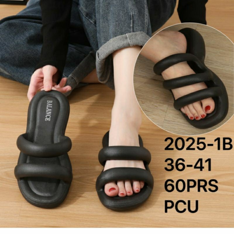 20251b Original Sandal Balance Ban 2round Rubber Jelly Women Import