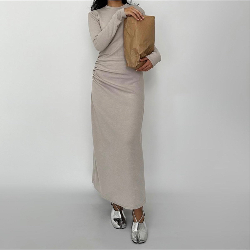 PUFF IT UP - Basic Knit Dress | Shopee Singapore