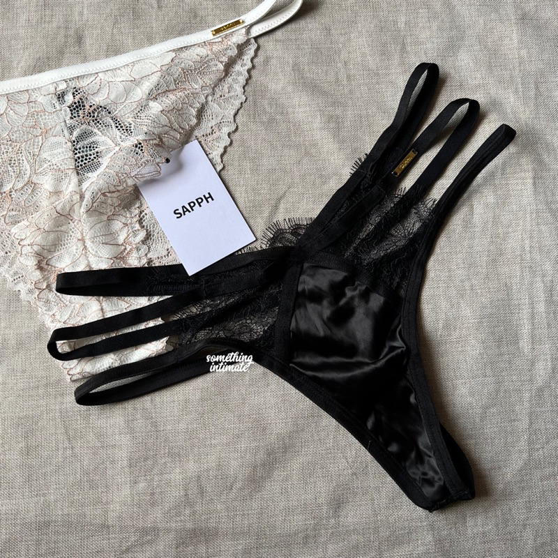[Panty Set] SAPPH PORTIA Thong Sexy G String Strappy See Through Baju