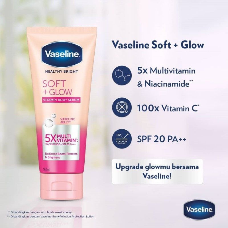 Vaseline Soft Glow 100ml | Shopee Singapore