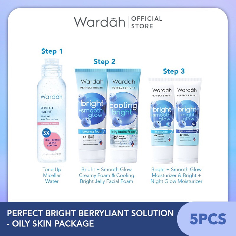 Wardah Perfect Bright Berryliant Solution For Normal to Dry Skin