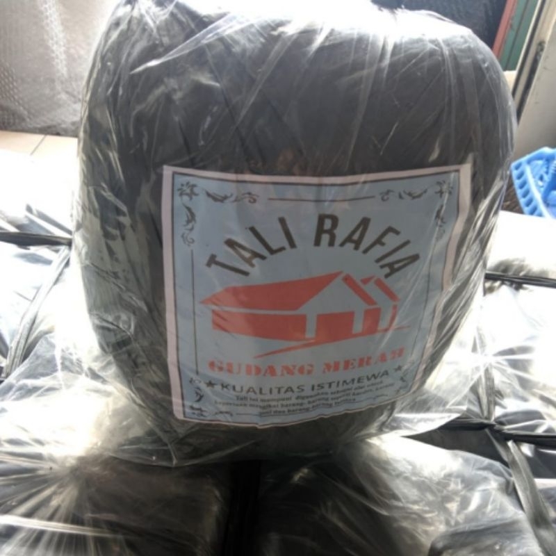 LARGE RAFIA ROPE 1KG BLACK PLASTIC ROPE | Shopee Singapore