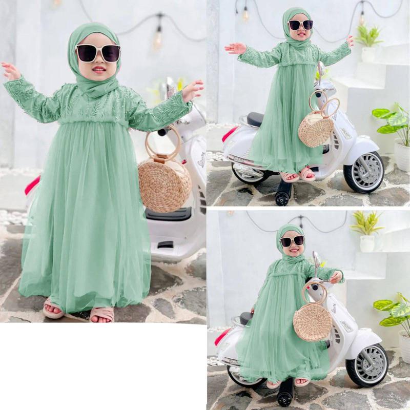 Maxi RENATA KID Tille/MAXI KID RENATA/MAXI ANAK LEBARAN/GAMIS ANAK TILE ...