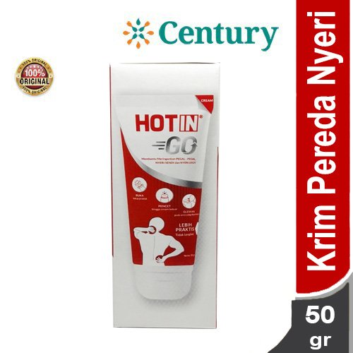 HOT IN GO ORIGINAL CREAM 50G / PEREDA NYERI / KESLEO / CREAM OTOT