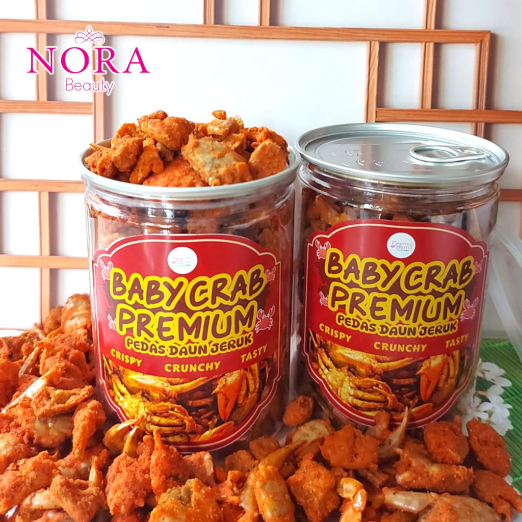 Lamongan Special Crispy Baby Crab Snack/Spicy Crispy Crab Premium CAN