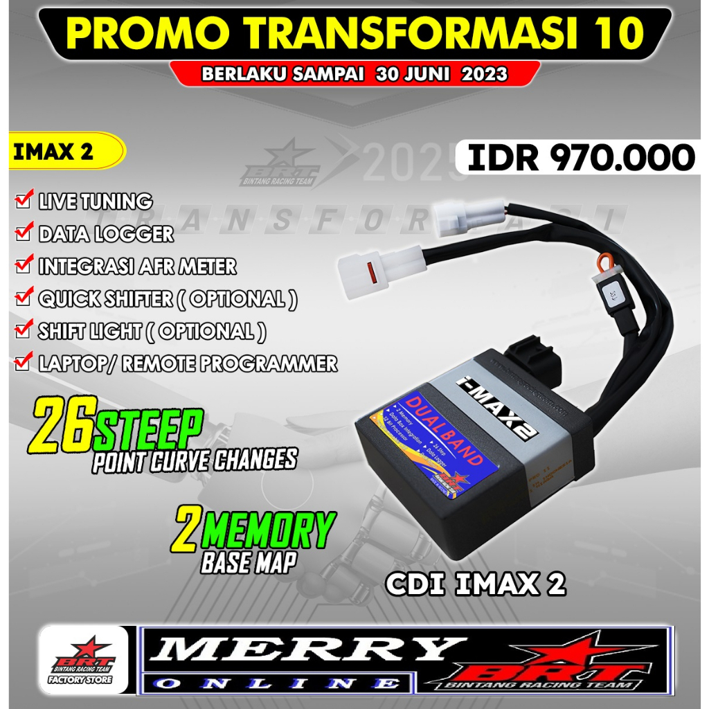 Cdi BRT I-Max Imax I Max 2 Dualband Karisma Supra X 125 KPH | Shopee ...