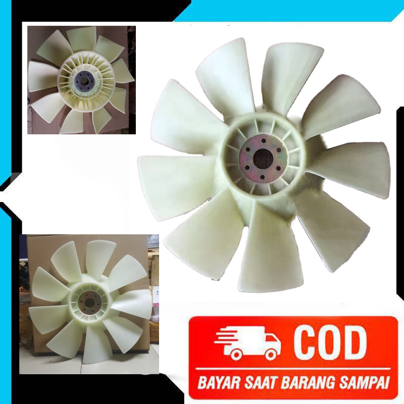 KOMATSU PC 200 - 6 7 8 EXCAVATOR RADIATOR FAN CODE K 600-625-7620 FAN ...