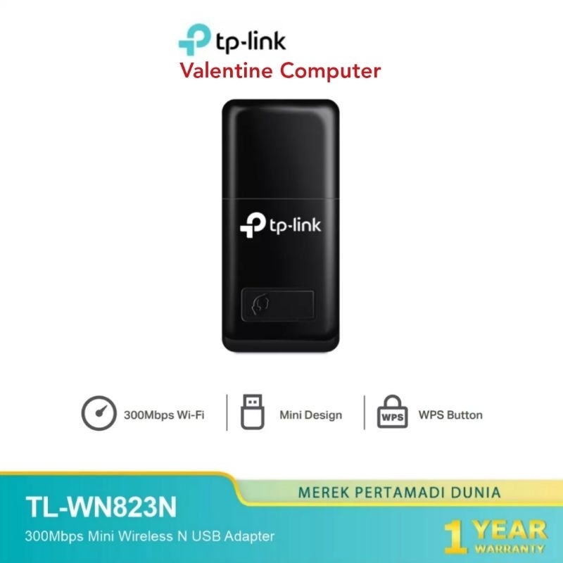 Tp-link TL-WN823N / 823N WIRELESS N USB ADAPTER 300Mbps Official ...