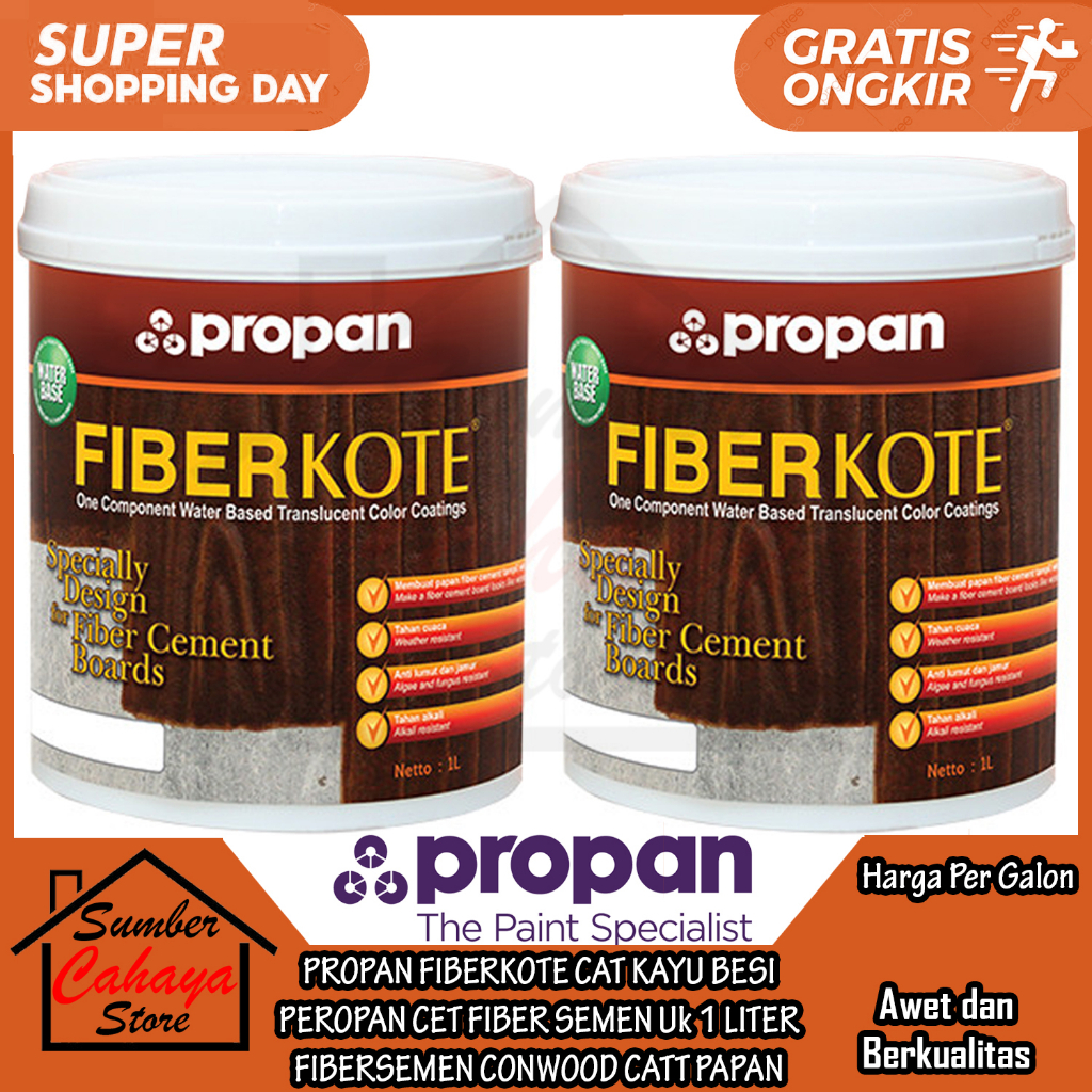PROPAN FIBERKOTE FIBER CEMENT PAINT PLAYER COATING COATING WOOD IRON ...