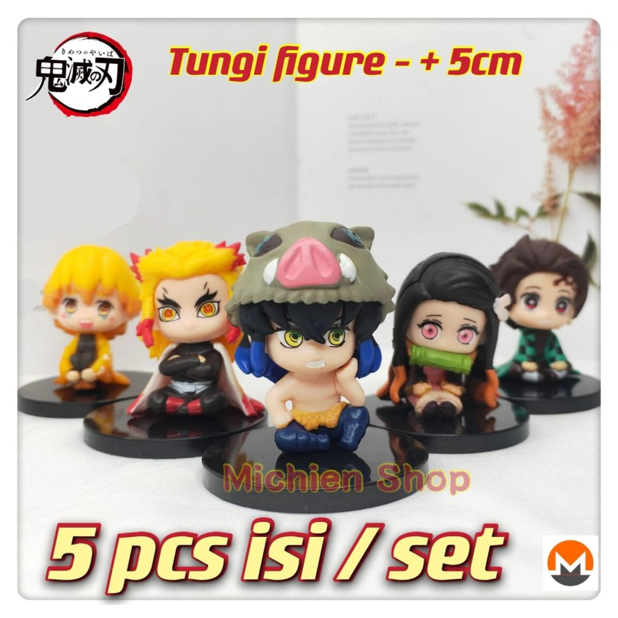 Demon Slayer Kimetsu No Yaiba Mugen Train Set 5pcs Shopee Singapore 0021