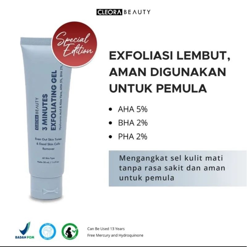 BEAUTY Cleora 3 Minutes Exfoliating Gel / Removes Dead Skin Cells ...