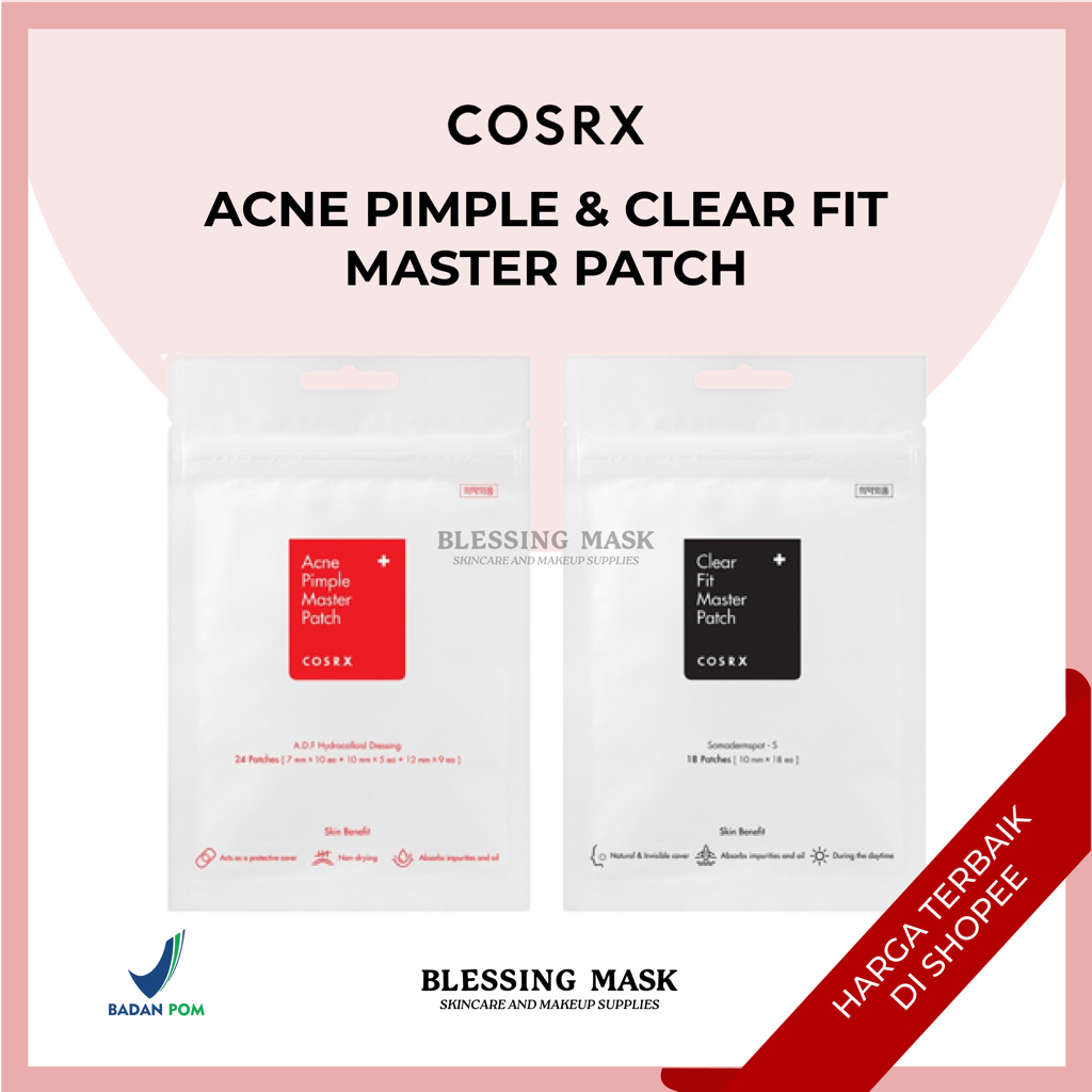 Cosrx Acne Pimple & Clear fit Master patch (24ea & 18ea) | Shopee Singapore