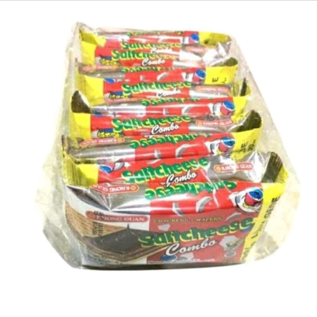 Khong Guan Saltcheese Combo - Netto 10 bks x 20 gr
