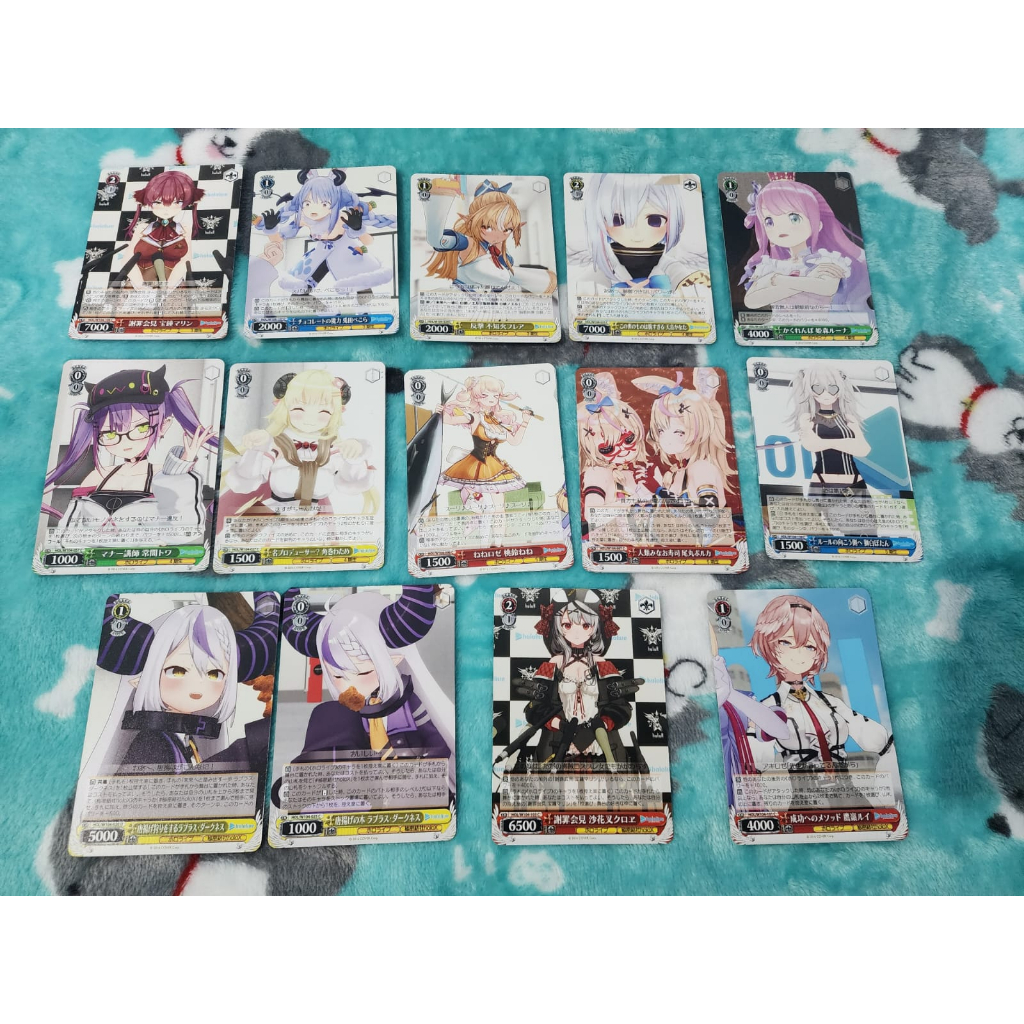 Hololive Weiss Schwarz Vol 2card Marine Pekora Towa Sakamata chloe Botan Shopee Singapore
