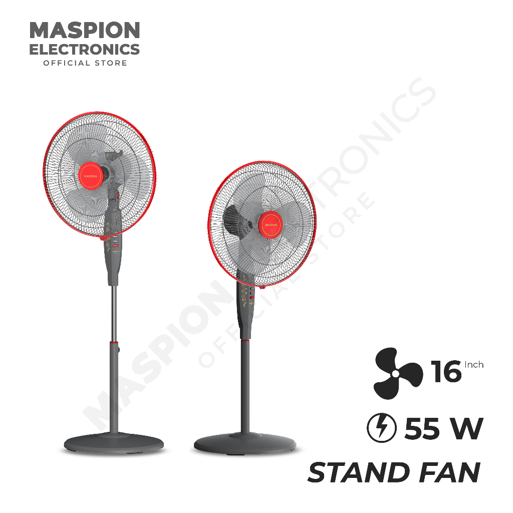 Maspion Stand Fan Kipas Angin Berdiri 16 Inch EX-172 S - Gambar 2
