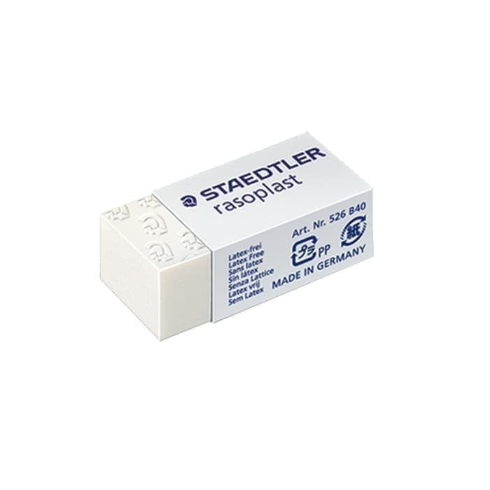 PUTIH Small White Pencil Eraser/Eraser STAEDTLER RASOPLAST ORIGINAL