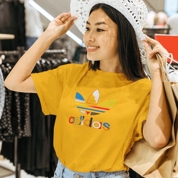 Kaos Wanita Fennel Rainbow M L XL XXL T shirt Oblong Girls Latest