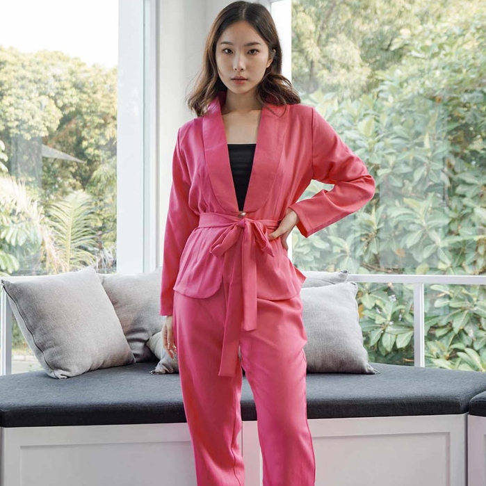 Michael's Collection - One Set Blazer Butterfly and Pants Miso - Gambar 2