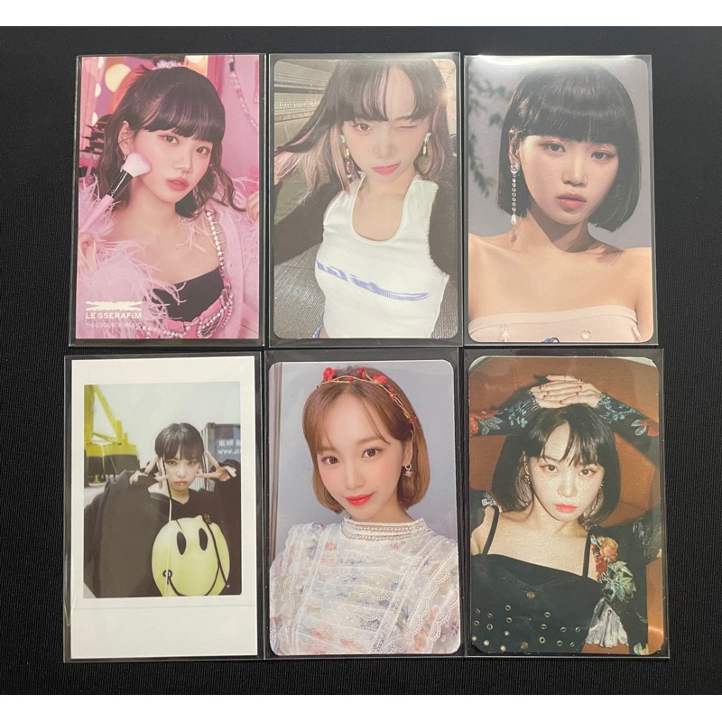 Photocard PC CHAEWON LE SSERAFIM IZONE ALBUM ANTIFRAGILE COMPACT POB ...