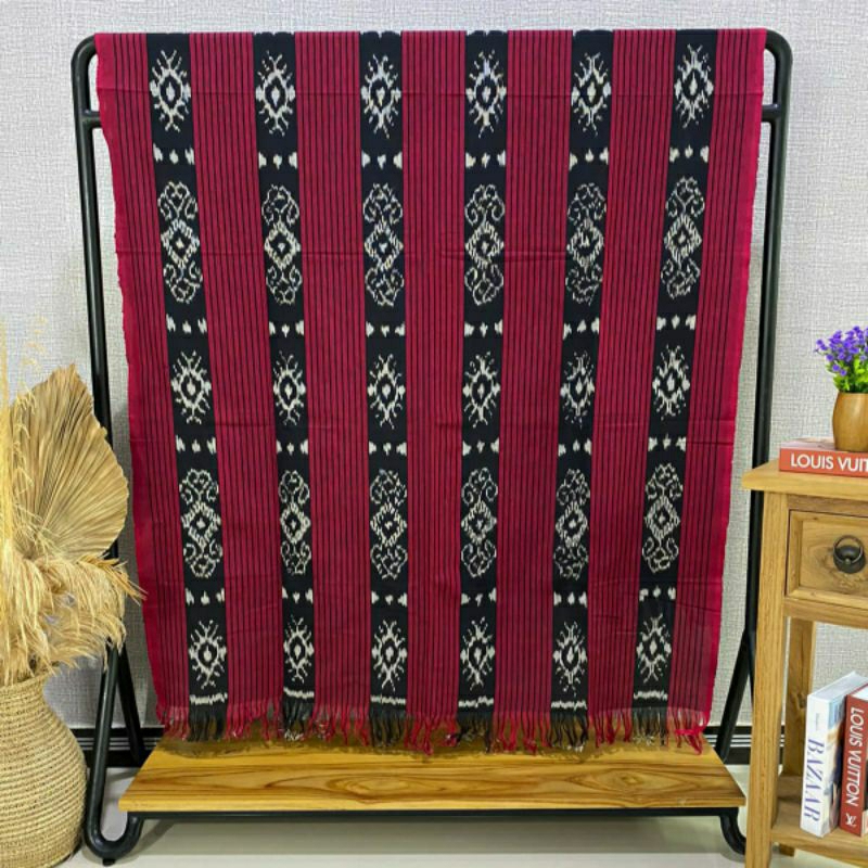 Blanket Woven Fabric/Toraja Ethnic Woven Fabric Ethnic Weaving Lombok