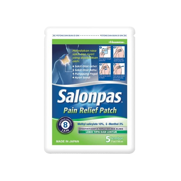 Salonpas Pain Relief Patch 5S - Gambar 2