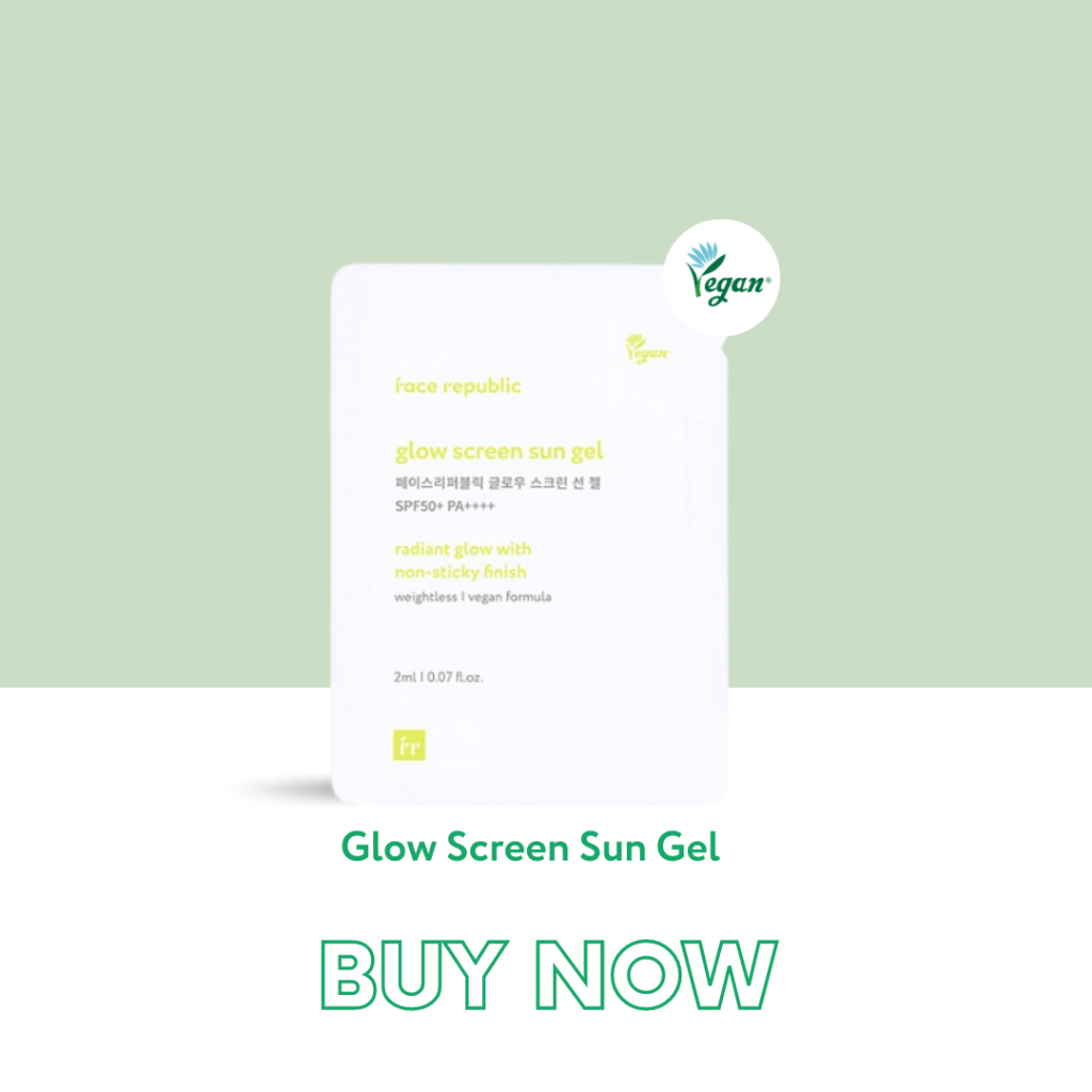 Face Republic Glow Screen Sun Gel SPF50+ PA++++2mL [Nonsticky