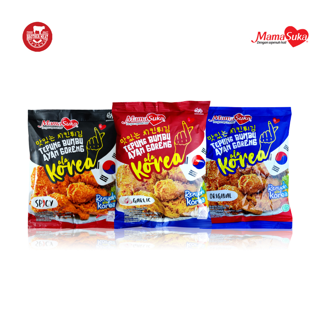 Mamasuka Korean Fried Chicken Seasoning Flour 170gr, Korean Taste Halal ...