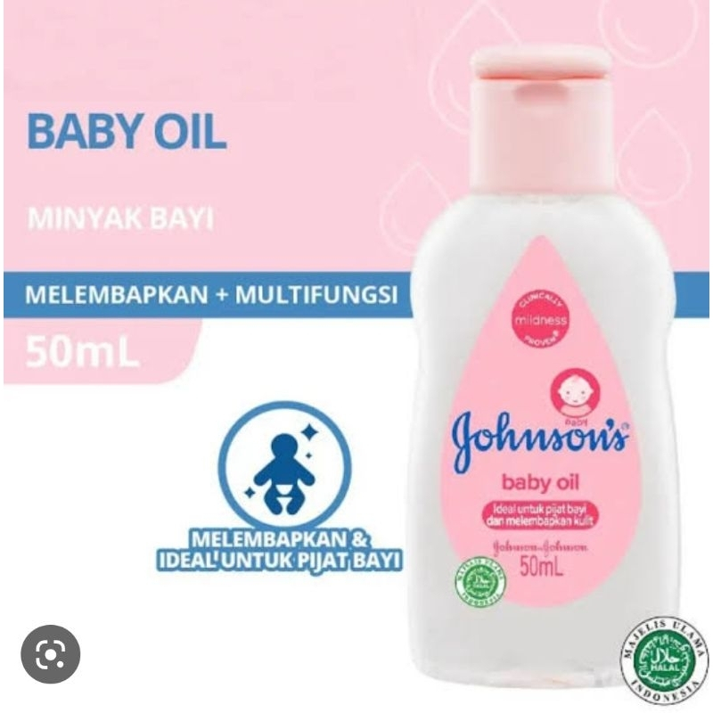 Johnsons baby oil 50ml | Shopee Singapore