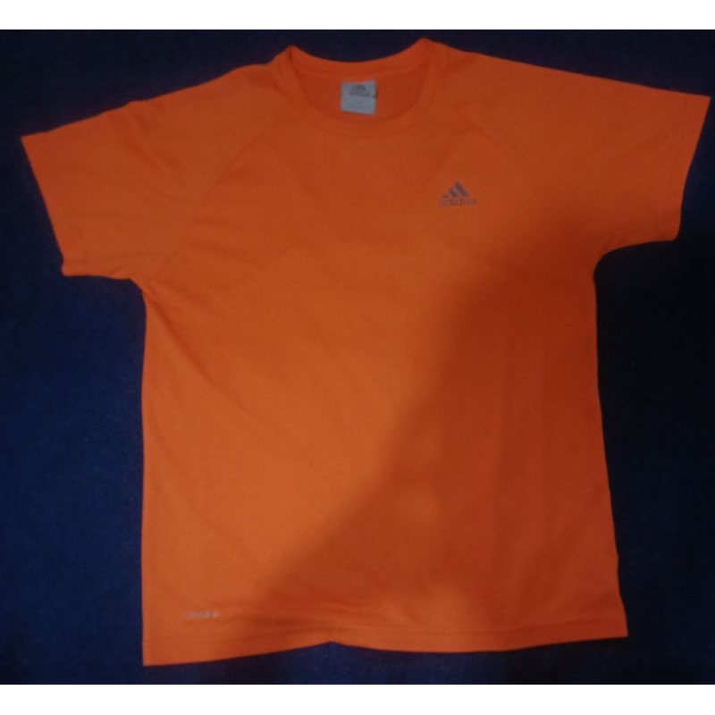 Adidas neon outlet orange t shirt