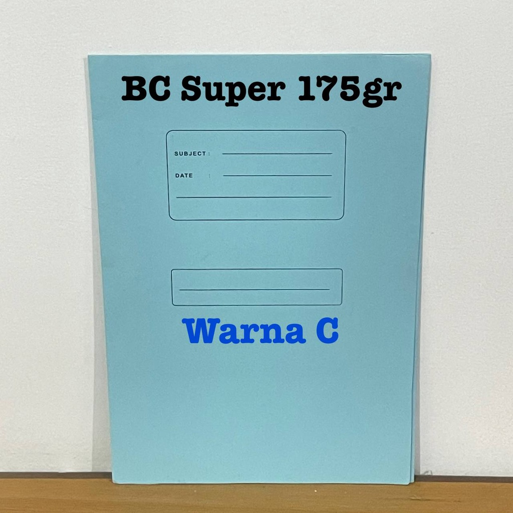 (50 Pcs) FOLIO STOP MAP PAPER OFFICE MAP - STOPMAP BC SUPER 175gr Color ...