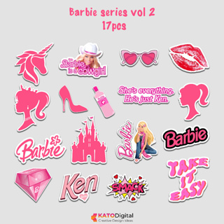 Pegatina Barbie Impermeable DIY Portátil Hp Tumblr Príncipes De