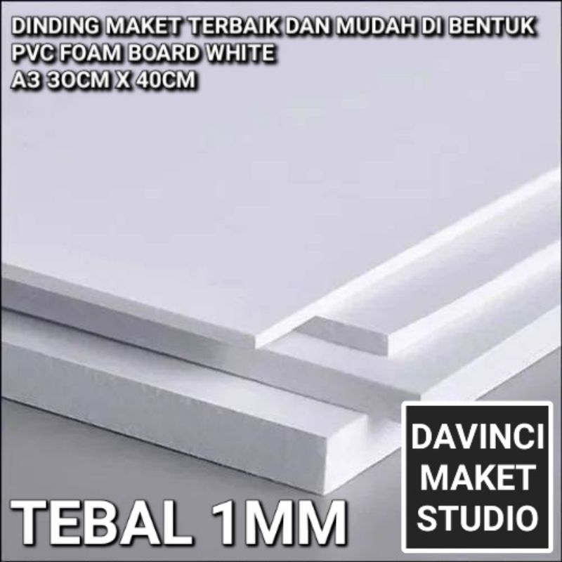 (1mm) A3 PVC Foam Board 1mm PVC Carton 30cm x 40cm Shopee Singapore