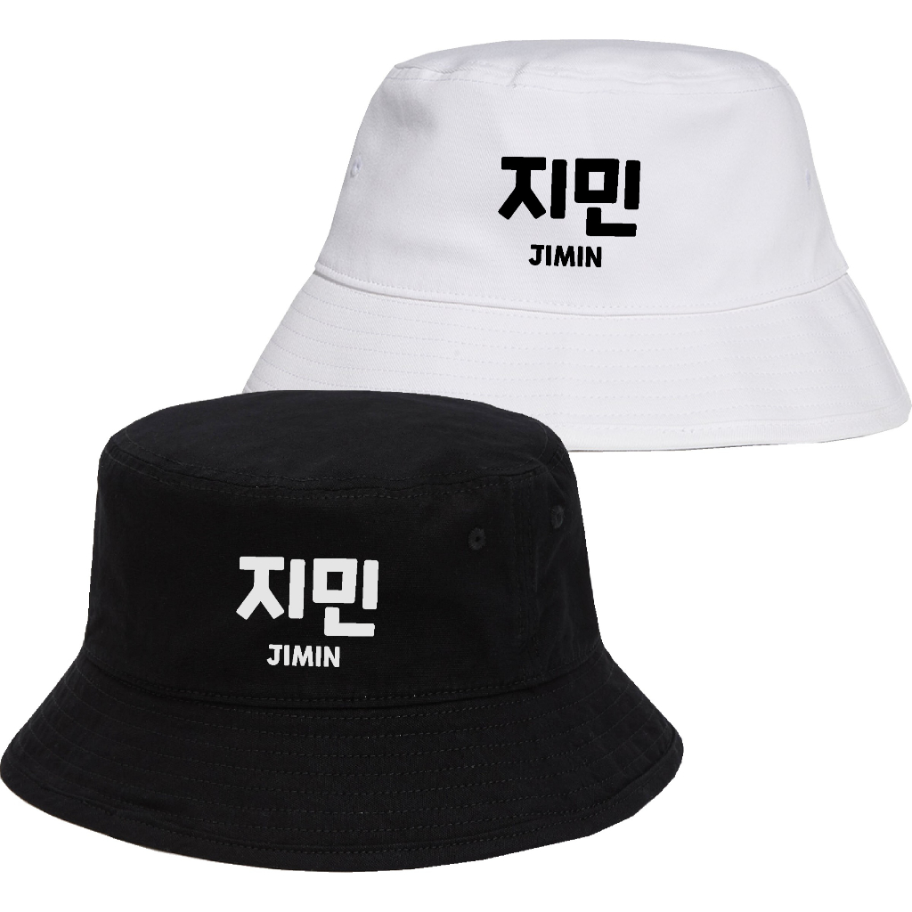 Bucket HAT BTS MEMBERS JIMIN JUNGKOOK SUGA JIN TAEHYUNG JHOPE RAPMON