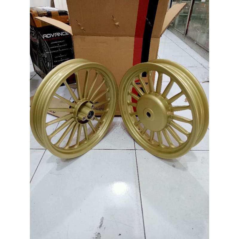 18-spoke vrossi racing rims for Mio m3 Mio GT 125 Mio gear and Fino 125 ...