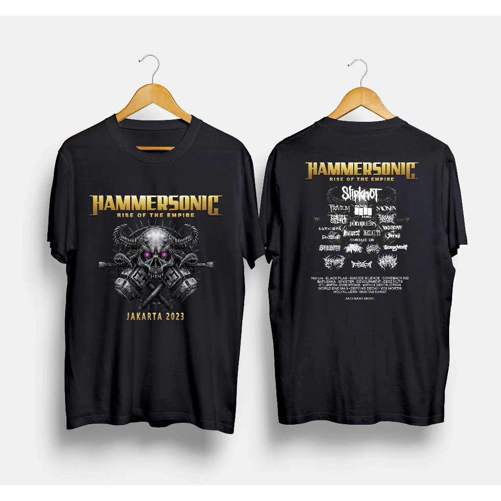 Hammersonic 2023 Band T-Shirt/Hammersonic Metal Music Concert Tshirt ...