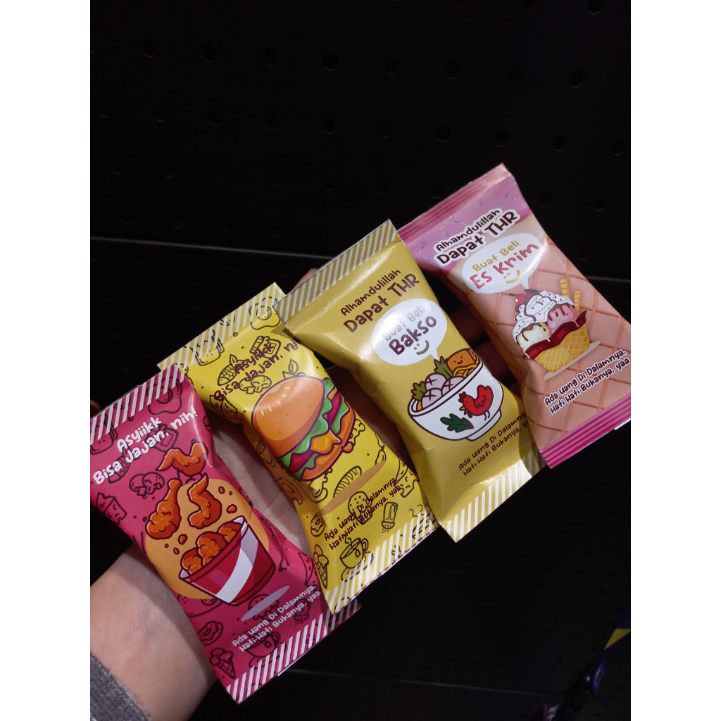 Candy THR Envelope [1 Package Of 12 pcs] Unique Shape THR Envelope