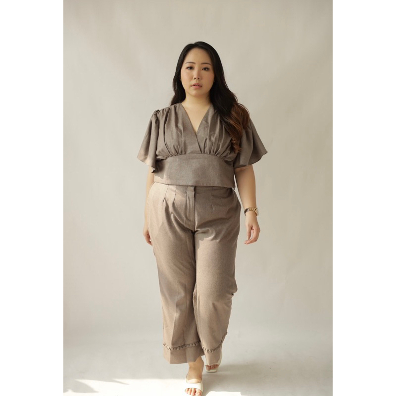 Boho set (top and pants) | Shopee Singapore